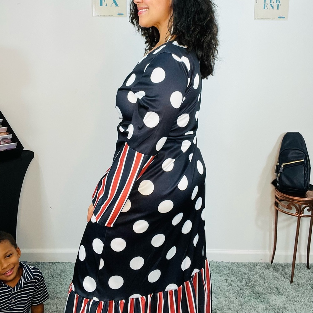 Elegant Duster / Wrap Dress: 2X - Picture 7 of 14